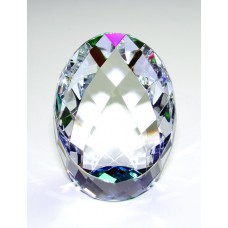 Rainbow Faceted Egg A9050C