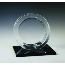 Circle Award on Black Base PB3575